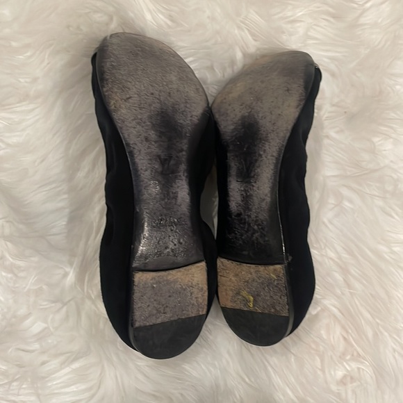 Louis Vuitton Black Elba Ballet Flats Size 38.5 US 8 - Picture 6 of 11